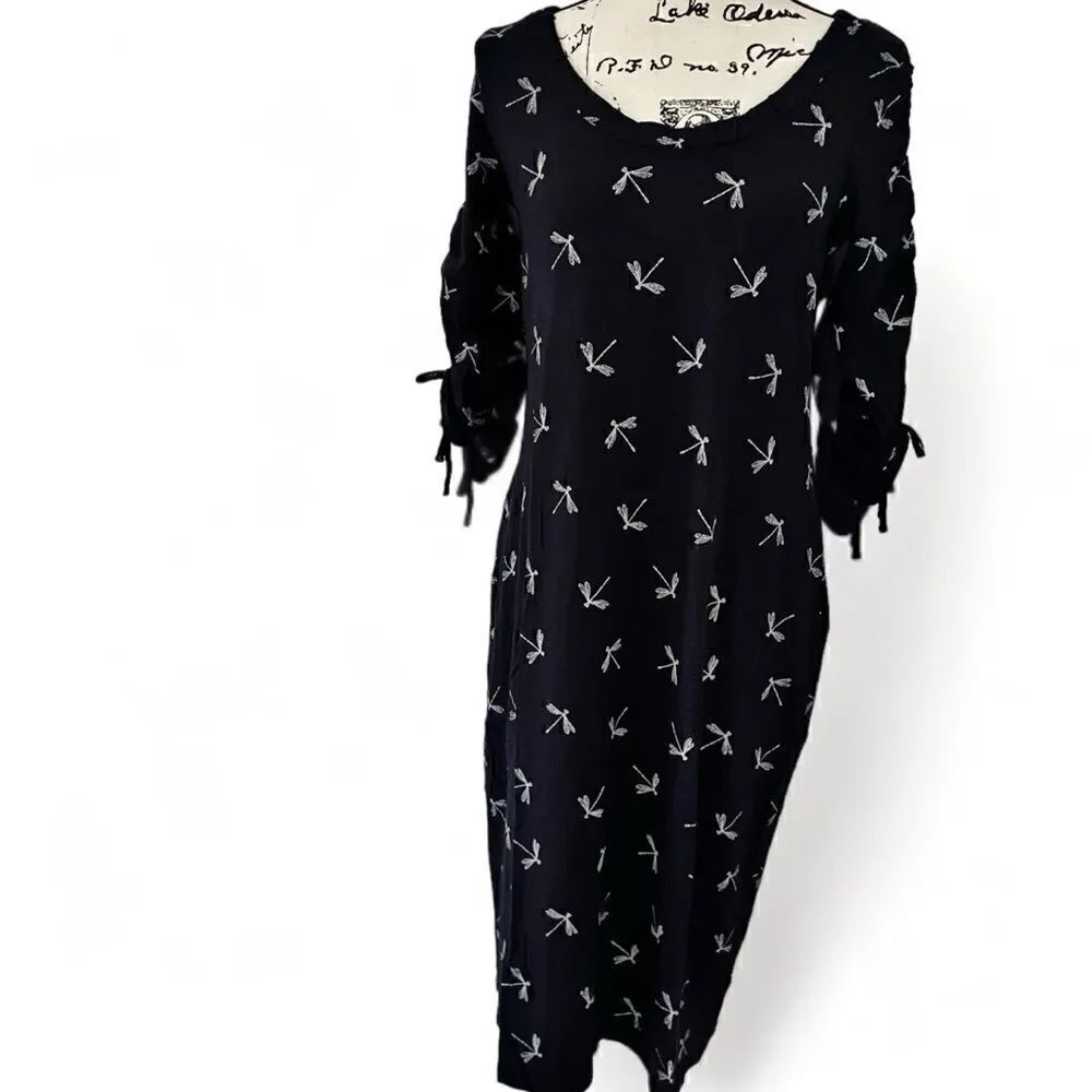 Noppies European Brand Maternity Firefly Sheath Dress 3/4 Sleeves Size M